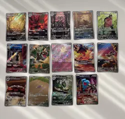pokemon Card AR Lot×14 Japanese lllustration Rare SV Ninetales Scizor Psyduck - Image 1