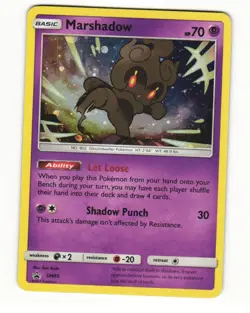 Marshadow SM85 Promo 2017 SM Black Star Promos Pokemon LP - Image 1