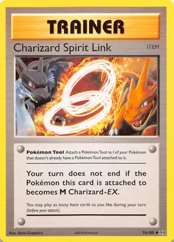 Charizard Spirit Link 75/108 Uncommon Evolutions Pokemon Near Mint - Image 1
