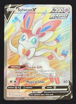 Sylveon V 183/203 Evolving Skies Full Art Ultra Rare NM Pokemon - Image 1