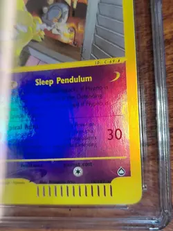 2003 Pokemon Aquapolis Hypno #16/147 Reverse Holo e-Reader CGC 10 Gem Mint - Image 5