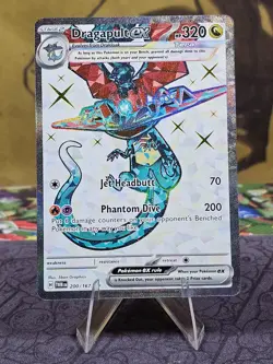 Pokemon TCG Dragapult ex 200/167 Sv06: Twilight Masquerade Holo Full Art NM - Image 1