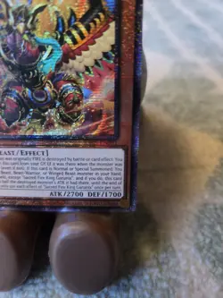 Yugioh Sacred Fire King Garunix (Starlight Rare) - Rarity Collection 5 (RA05) - Image 3