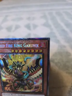 Yugioh Sacred Fire King Garunix (Starlight Rare) - Rarity Collection 5 (RA05) - Image 4