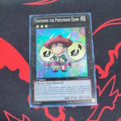 Temtempo the Percussion Djinn YS12-EN041 Xyz Symphony Yu-Gi-Oh 1st Edition MP - Image 1
