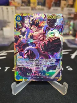 Monkey.D.Luffy SEC-SP OP11-118 a Fist of Divine Speed One Piece Alt Art - Image 1
