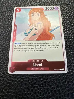 Nami OP01-016 R Foil One Piece Romance Dawn English NM - Image 2