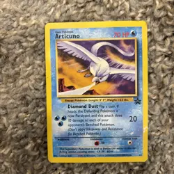 Pokemon Articuno #22 Black Star Promo 2000 WOTC Movie Card LP/MP Vintage - Image 1