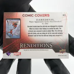 Marvel Card Daredevil 83 Canvas Comic Covers Fleer Upper Deck Renditions [NM] - Image 4
