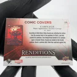 Marvel Card Carnage 29 Comic Covers Fleer Upper Deck Renditions [NM] - Image 4