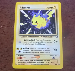 Pokemon Card - Pikachu Neo Genesis 70/111 Common - no refunds - Image 1