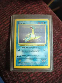 Lapras 10/62 Holo Rare Fossil Pokemon Card - Image 2