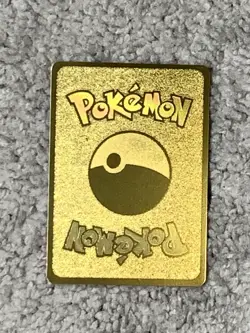Rare Version Charizard HP120 French 1st Ed Tribute Gold Foil Fan Art Card NM! - Image 3