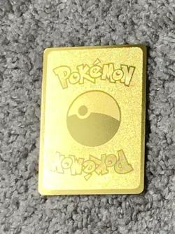Rare Version Charizard HP120 French 1st Ed Tribute Gold Foil Fan Art Card NM! - Image 4