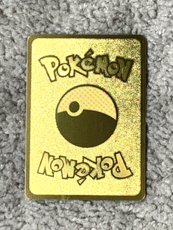 Charizard VMax HP586 Whirlpool Hellfire Unique Gold Foil Fan Art Collector Card - Image 3