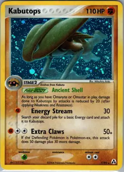 Kabutops 7/92 Holo Legend Maker - Pokemon Card - NM - Image 1