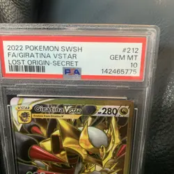 Pokemon 2022 Lost Origin Giratina V Secret FA PSA 10 Gem Mint Card 212/196 - Image 2