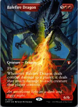 Commander Masters #697 Balefire Dragon (Borderless) - Image 1