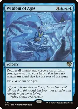 x1 Wisdom of Ages R MTG Secrets of Strixhaven M/NM, English - Image 1