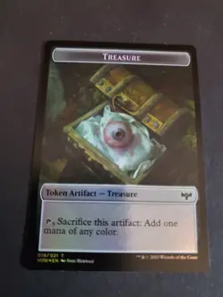 MTG Foil: Treasure / Insect Token Crimson VOW NM - Image 1