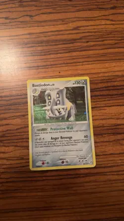 Pokemon TCG Bastiodon Reverse Holo Rare Card 21/123 Mysterious Treasures LP - Image 1