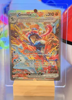 Pokemon Greninja ex 214/167 Holo Special Illustration Rare Twilight Masquerade - Image 1
