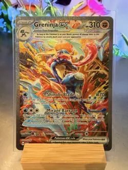 Pokemon Greninja ex 214/167 Holo Special Illustration Rare Twilight Masquerade - Image 2