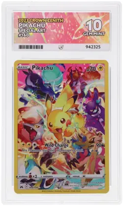 Perfect Ace 10 - Pikachu 160/159 Crown Zenith Secret Rare Pokemon Card - Image 1