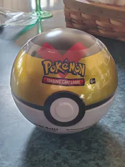 ‼SEALED 2022 Pokemon Level Ball Tin J21 Pokeball TCG New‼ - Image 1