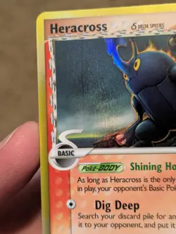 Pokemon Heracross EX Dragon Frontiers Delta Species 3/101 Holo 2006 Very LP - Image 5