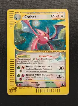 Pokemon Card- Crobat-Skyridge-147/144-Holo-Crystal-ENG-LP - Image 1