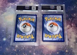 2016 POKEMON EVOLUTIONS MEW 53/108 REV- And Holo PSA 8 & PSA 7 - Image 2