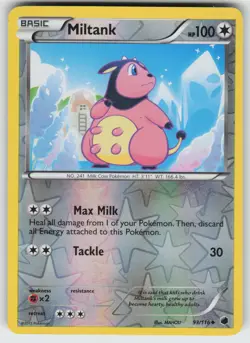 Miltank Reverse Holo Uncommon Plasma Freeze 93/116 Pokemon - Image 1