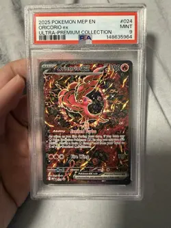 2025 POKEMON MEP PROMO ULTRA-PREMIUM COLLECTION #024 ORICORIO EX PSA 9 - Image 1