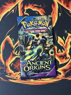 POKEMON XY ANCIENT ORIGINS Sealed 10-Card BOOSTER PACK (Groudon Art) - Image 1