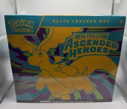 Pokemon Ascended Heroes ETB - SEE PICS*** SMALL TEAR Corner - Image 1