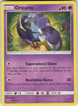 ORICORIO 56/145 GUARDIANS RISING POKEMON RARE NM/M - Image 1