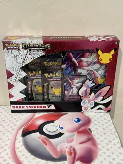 NEW-Pokemon Celebrations Dark Sylveon V Collection Box- SEALED- Evolving Skies - Image 1