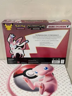 NEW-Pokemon Celebrations Dark Sylveon V Collection Box- SEALED- Evolving Skies - Image 2