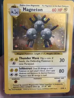 Pokemon TCG Magneton 1999 Base Set 9/102 Holo CGC Mint 9 Keiji kinebuchi - Image 3