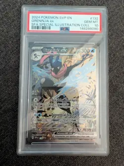 Pokemon TCG Greninja EX Svp132 Black Star Promo Holo PSA10 - Image 1