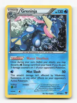 Pokemon TCG - Greninja 41/146 Lightly Played Holo Rare XY - Image 1