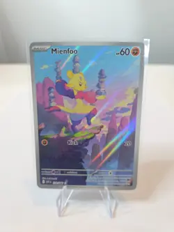 Mienfoo 133/086 WHT EN-White Flare Illustration Rare Pokemon Card NM English - Image 1