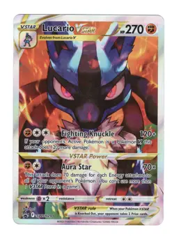 Pokemon TCG Lucario VSTAR SWSH291 Black Star Promo Crown Zenith NM - Image 1