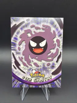 #92 Gastly Topps Series 1 Blue Logo Non-Holo Pokemon TCG - Image 1