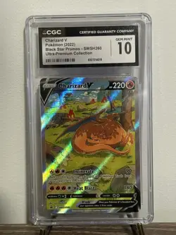 Charizard V Pokemon Black Star Promo SWSH260 Ultra Premium Collection CGC 10 - Image 1