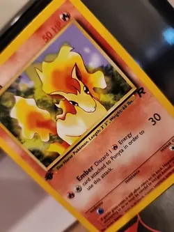 Pokemon TCG: Ponyta 64/82 Team Rocket 1st Edition WOTC - NM - Image 2