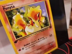Pokemon TCG: Ponyta 64/82 Team Rocket 1st Edition WOTC - NM - Image 3
