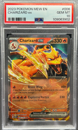 Pokemon 151 PSA Graded Lot Charizard Ex PSA 10 Mew Ex PSA 10 Zapdos Ex PSA 9 - Image 2