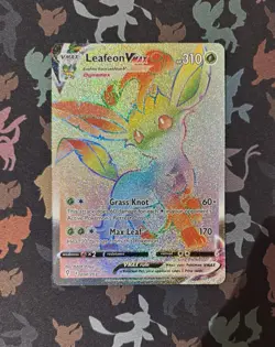Leafeon 204/203 VMAX 2021 SWSH Evolving Skies Secret Rare Pokemon Full Art NM - Image 5